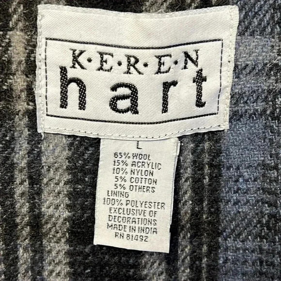 WOMENS KAREN HART VEST BLUE SIZE LARGE - Picture 2 of 6